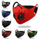 Cycling mask men and women windproof dustproof bicycle equipment cold-proof warm mask half face running breathable activated carbon
