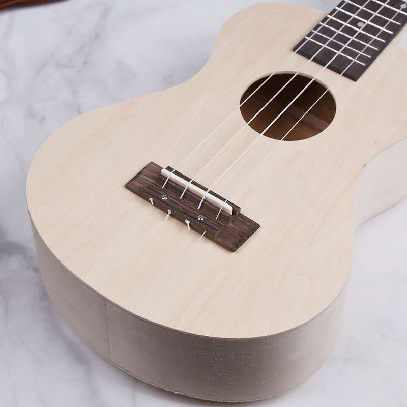 Assembled 23 inch ukulele diy small guitar handmade homemade material bag painted activity material bag
