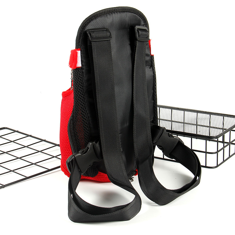 Pet bag dog bag cat bag four corner bag Teddy go out convenient shoulder bag. Backpack Crossbody