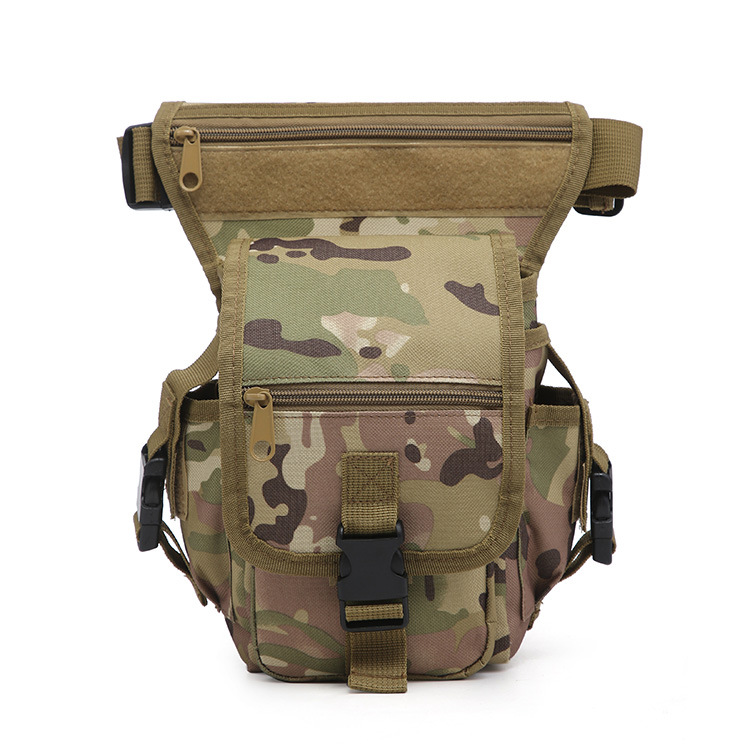 Outdoor New Leg Bag Mountaineering Equipment Adventure Tools Portable Waist Bag Waterproof Multifunctional Adventure Bag for Men and Women Military Fans