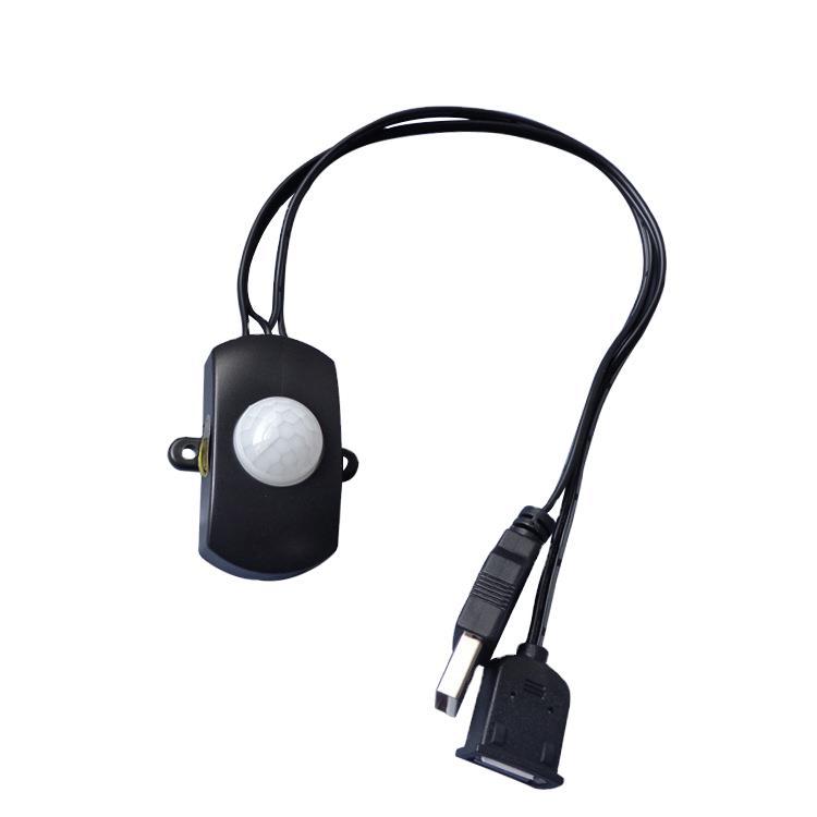 厂家促销USB宽电压红外人体感应开关dc头 LED灯带灯条感应器