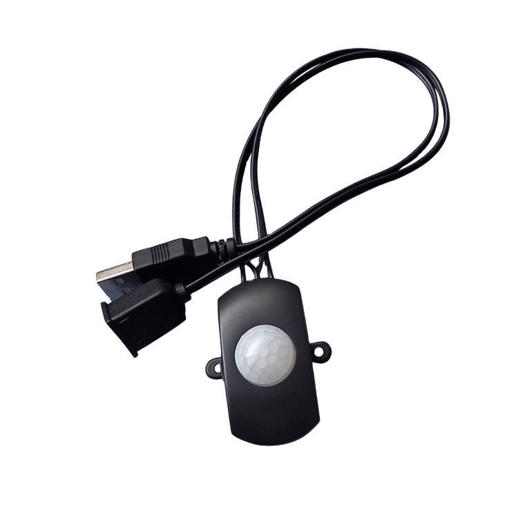 厂家促销USB宽电压红外人体感应开关dc头 LED灯带灯条感应器