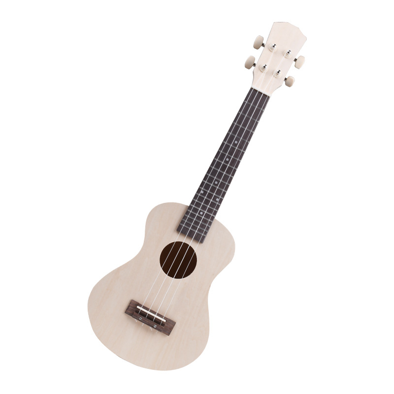 Assembled 23 inch ukulele diy small guitar handmade homemade material bag painted activity material bag