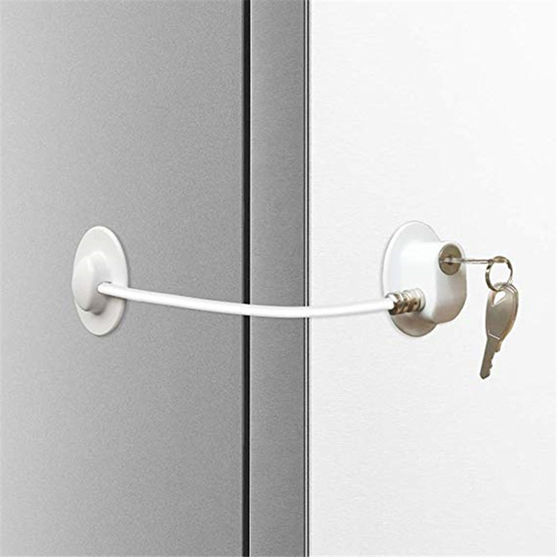 Patented child safety lock safety refrigerator cabinet door lock drawer cabinet door lock wire rope multi-function door lock