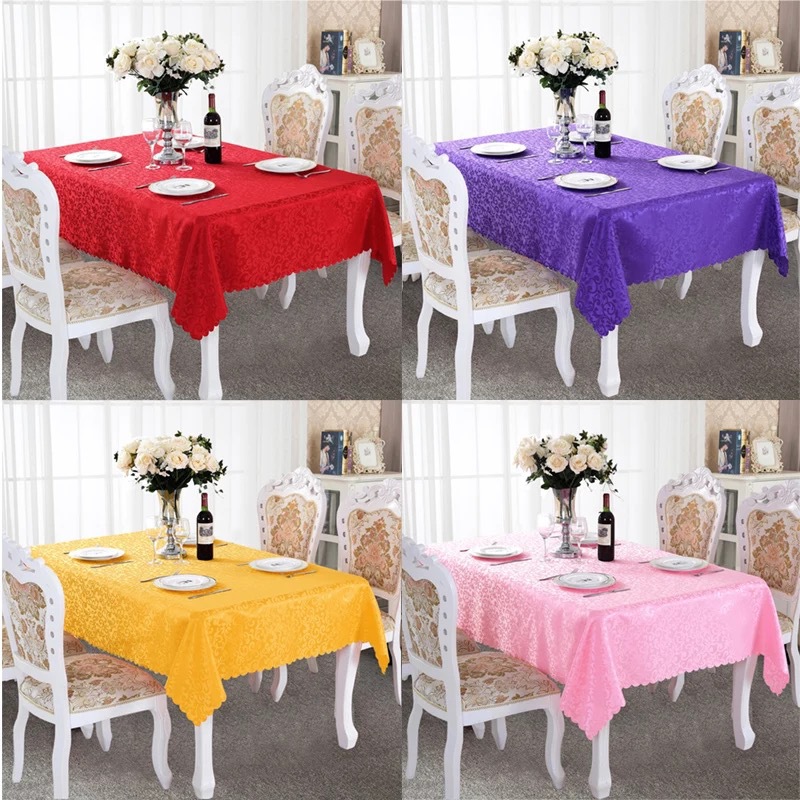 Hotel tablecloth fabric round dining table restaurant coffee table tablecloth European square table round table tablecloth wholesale