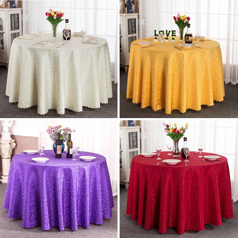 Hotel tablecloth fabric round dining table restaurant coffee table tablecloth European square table round table tablecloth wholesale