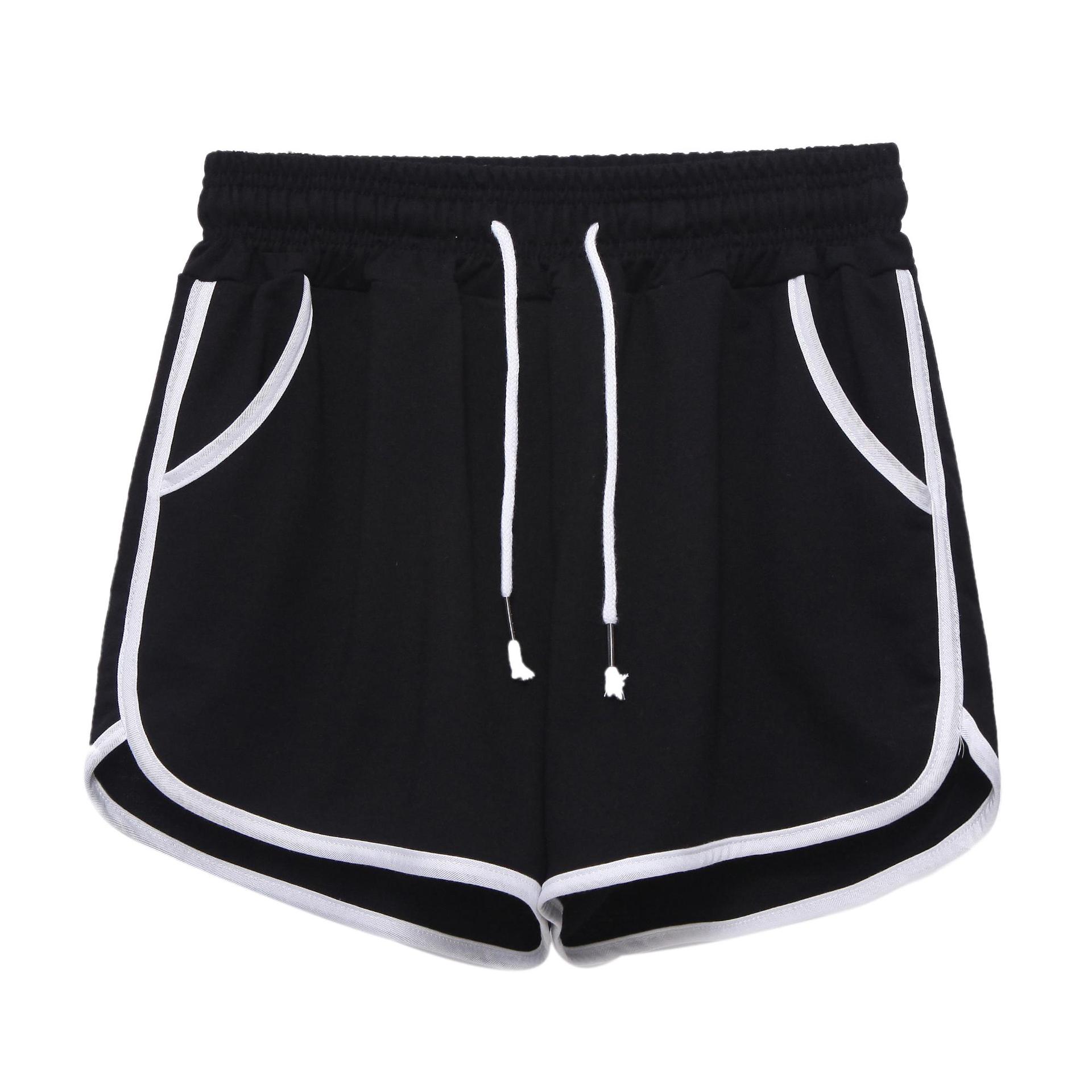 Sports Shorts Women's Summer 2022 New Loose Casual Large Size Students Running Stretch Waist Wide Leg Hot Pants for Outer Wear