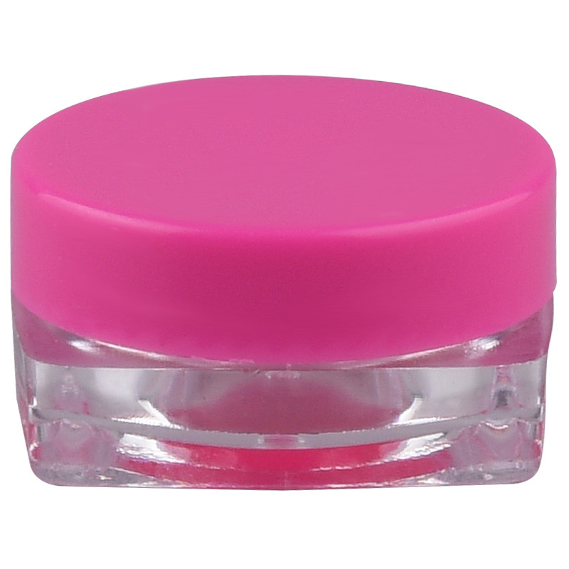 3G 5G square bottom bottled cosmetic bottle box odor-free cream box plastic sample bottle
