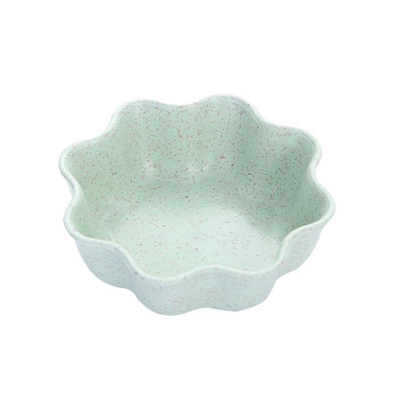 Home wheat straw leaves small plate kitchen multi-use seasoning plate seasoning sauce vinegar plate tableware wholesale