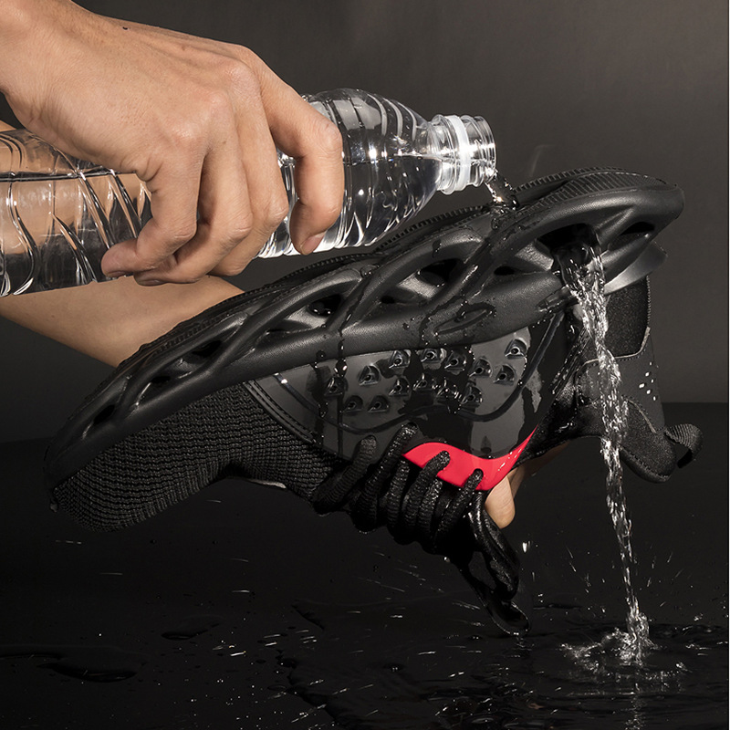 Cross-border Fly-woven Breathable Labor Protection Shoes Men's Anti-smashing and Anti-piercing Work Shoes in Autumn and Winter Steel Toe Safety Shoes Protective Shoes