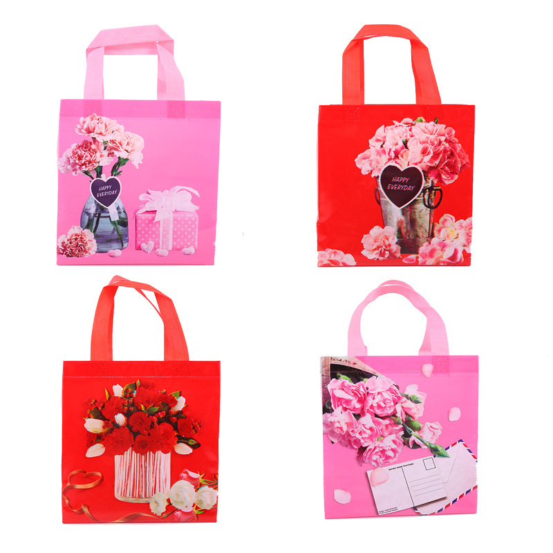 Amazon Cartoon Cute Children's Gift Shopping Festive Non-woven Bag Lunch Tote Bag Manufacturers