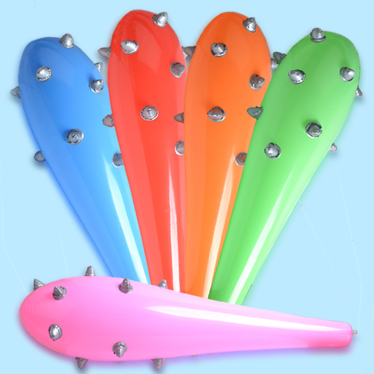PVC inflatable Mace large color Mace inflatable stick hammer toy wholesale