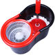 Plastic basket + plastic plate +1 mop head (black)