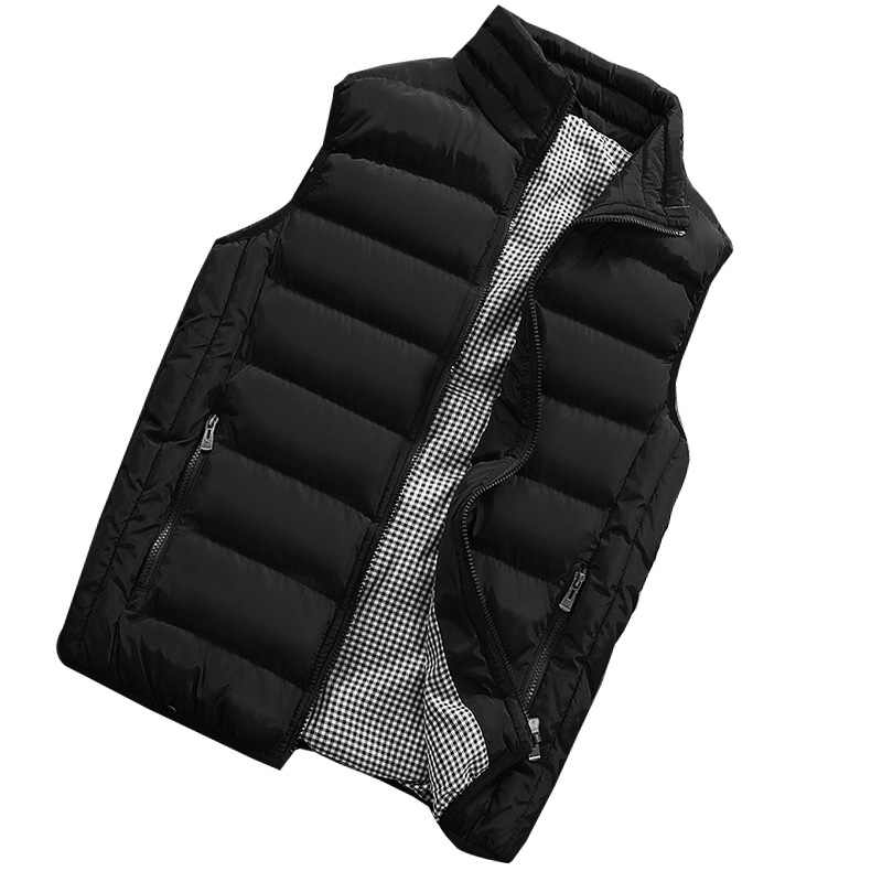 Men's Vest in Autumn and Winter Korean Fashion Handsome Men's Warm Vest Thickened Vest Men's Jacket 10 Colors