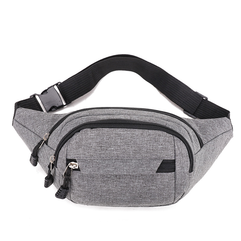 Cross-border new waist bag men's and women's diagonal chest bag simple leisure stall supply multi-functional mobile phone waist bag wholesale