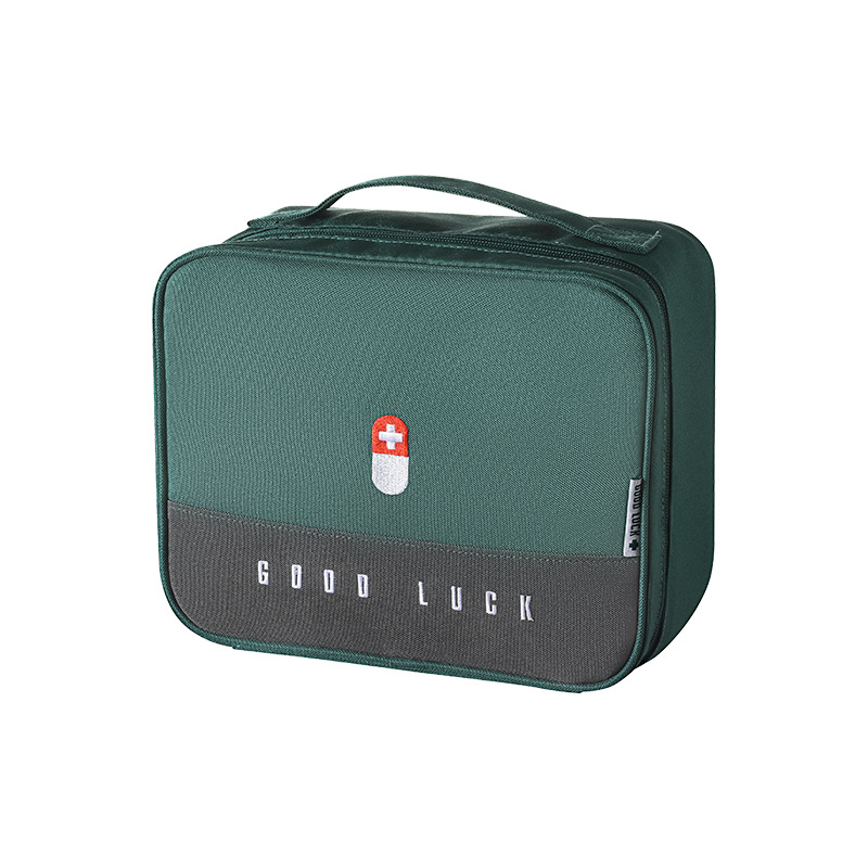 Shuochang Thickened Large Capacity Medicine Box Household Medicine Bag Portable Storage Bag Fabric Box Multifunctional Layered Medicine Box