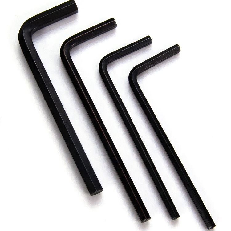 Flat head Allen wrench L-shaped ball head simple small wrench hardware tools single inner hexagonal wrench manufacturer 2mm