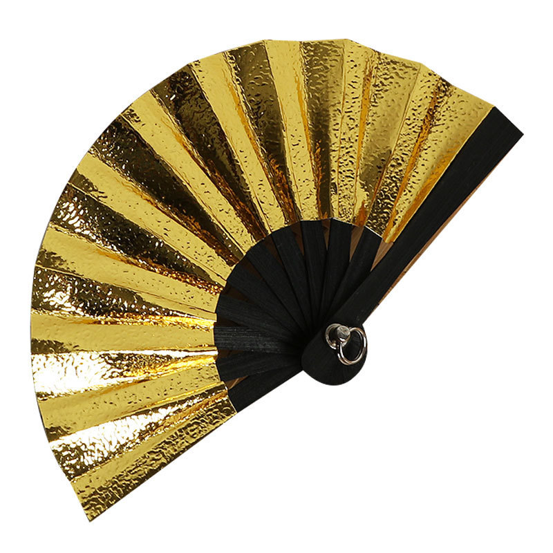 Handmade children's folding fan DIY mini 6cm creative small fan Hanfu accessories doll fan multi-color factory wholesale