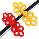 [Wholesale] Baixi Buckle Factory Handmade Five-leaf Nylon Bachelor Clothing Accessories Buttons Cheongsam Tang Suit Buckle