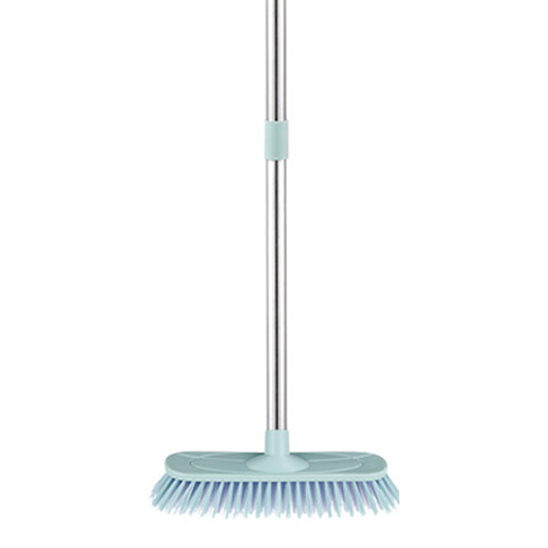Triangle floor brush bathroom long handle floor bristle tile cleaning brush household kitchen bathroom brush bendable brush