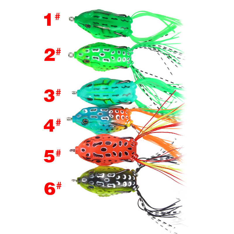 速賣通路亞餌軟餌雷蛙14g/6cm黑魚假魚餌仿真擬餌漁具產品批發