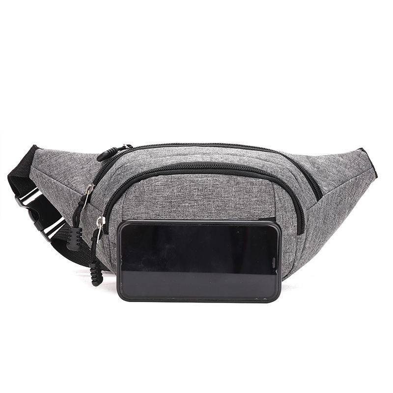 Cross-border new waist bag men's and women's diagonal chest bag simple leisure stall supply multi-functional mobile phone waist bag wholesale