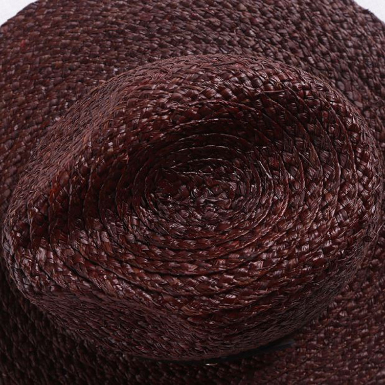 Lafite Men's and Women's Three-color Jazz Hat Top Hat Mid-brim Beach Top Hat Sunshade Breathable Belt Decorative Straw Hat