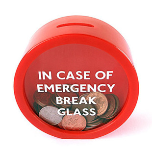 Taobao wholesale emergency life saving piggy bank/piggy bank/piggy bank emergency Please smash glass piggy bank