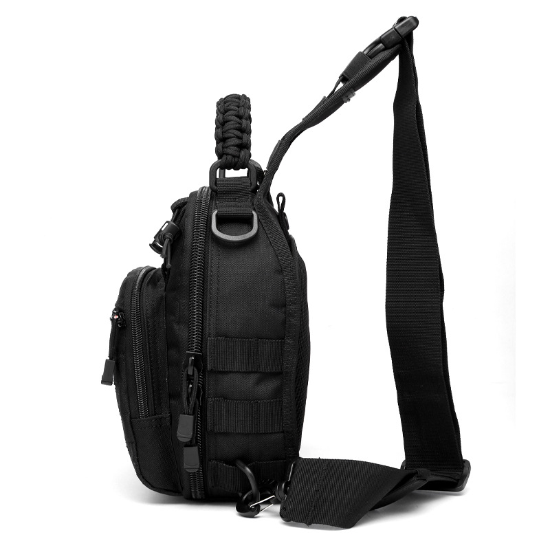 Regus Laser Punching Tactical Chest Bag Outdoor Sports Messenger Bag Amazon Cross-border Multifunctional Tactical Bag