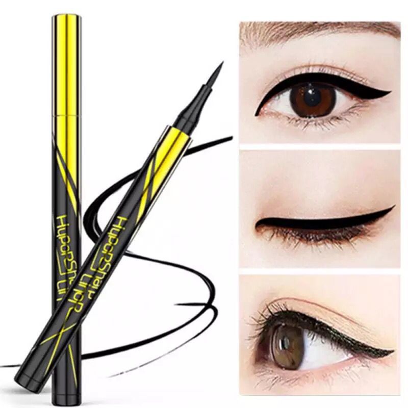 Factory Direct Sales small gold pen quick-drying eyeliner waterproof non-blooming eyeliner water pen eyeliner pen makeup wholesale