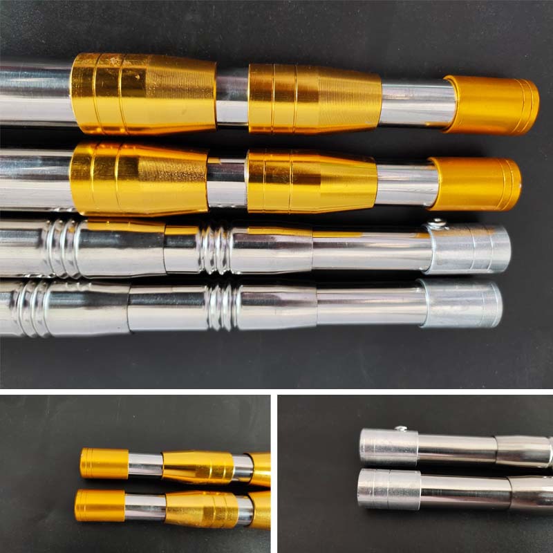 Fishing stainless steel net copy rod sickle rod fishing gear net copy rod telescopic adjustment large object fishing net copy rod