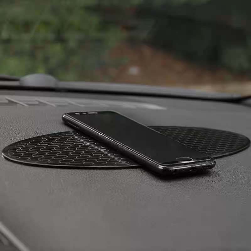 Car non-slip mat car perfume instrument panel decoration mobile phone storage stickers car silicone non-slip mat sticky factory