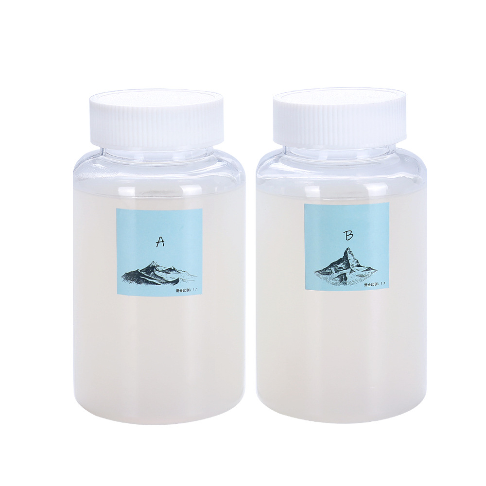 Factory in stock wholesale details reverse mold homemade mold liquid translucent anti-tear 1:1 flip mold silicone