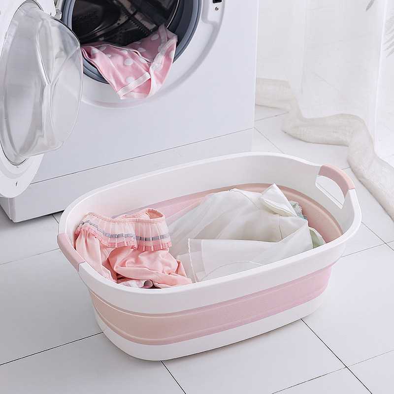 Large Capacity Children's Bathtub Baby Tub 0-6 Years Old Foldable Baby Bathtub Baby Tub Bath Bucket