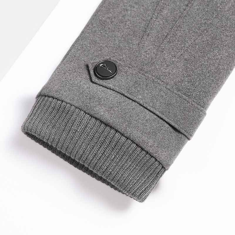 Warm Gloves Men's 0604 Autumn and Winter Fleece-lined Thickened Touch Screen Cycling Fleece-lined Outdoor Sports Cycling Gloves