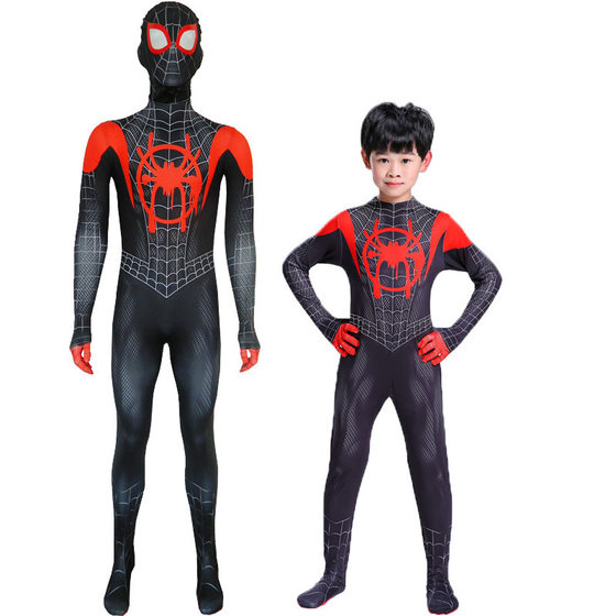 Spiderman One-piece Tights Halloween Costume Costume Adult Kids One-piece Suit