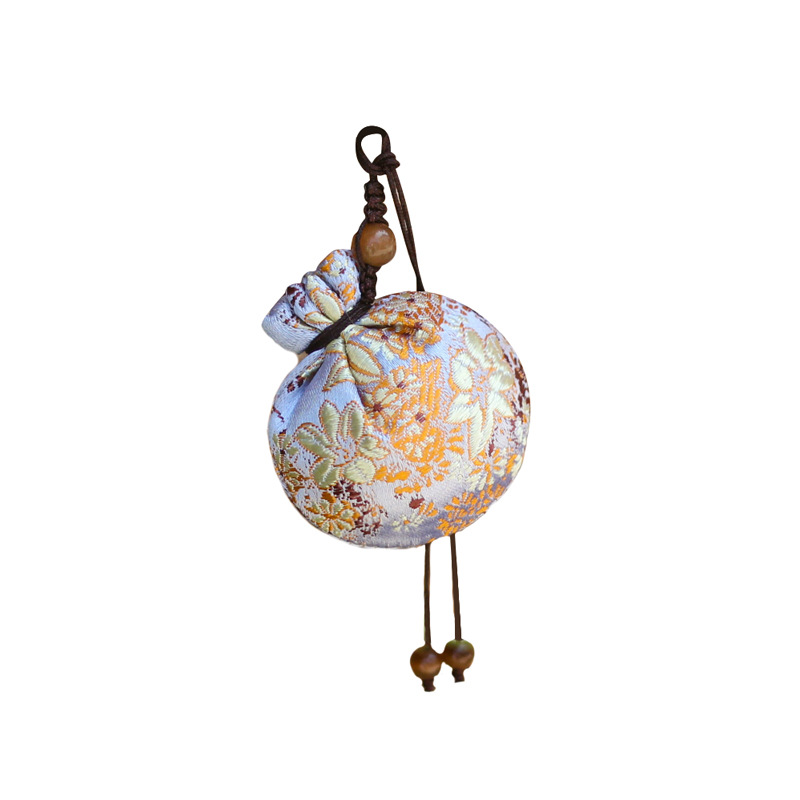 [Qian Li] sachet sachet brocade spherical empty bag can be opened pendant portable lucky bag wholesale