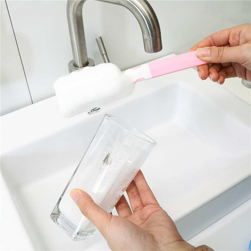 Spot independent packaging removable bottle brush insulation Cup brush milk bottle brush cleaning brush tea cup cleaning brush