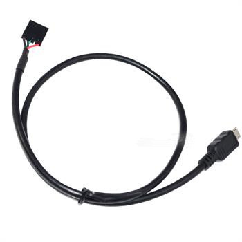 USB terminal cable Mike micro Micro/DuPont spacing 2.54/1*5p 5 holes 5 female USB baffle cable
