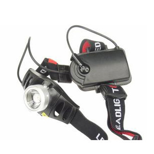 Electrodeless focusing dimming watch headlamp strong light headlamp night fishing headlamp 3 * AAA power supply electrodeless dimming