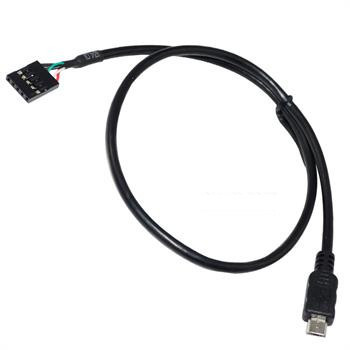 USB terminal cable Mike micro Micro/DuPont spacing 2.54/1*5p 5 holes 5 female USB baffle cable