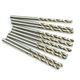 High speed steel small drill white straight shank twist drill 0.5-3.2mm miniature straight drill white steel HSS hand twist drill