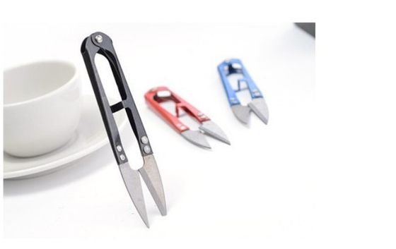 Color spray yarn cut thread cut cross stitch scissors U-shaped fishing line cut small scissors