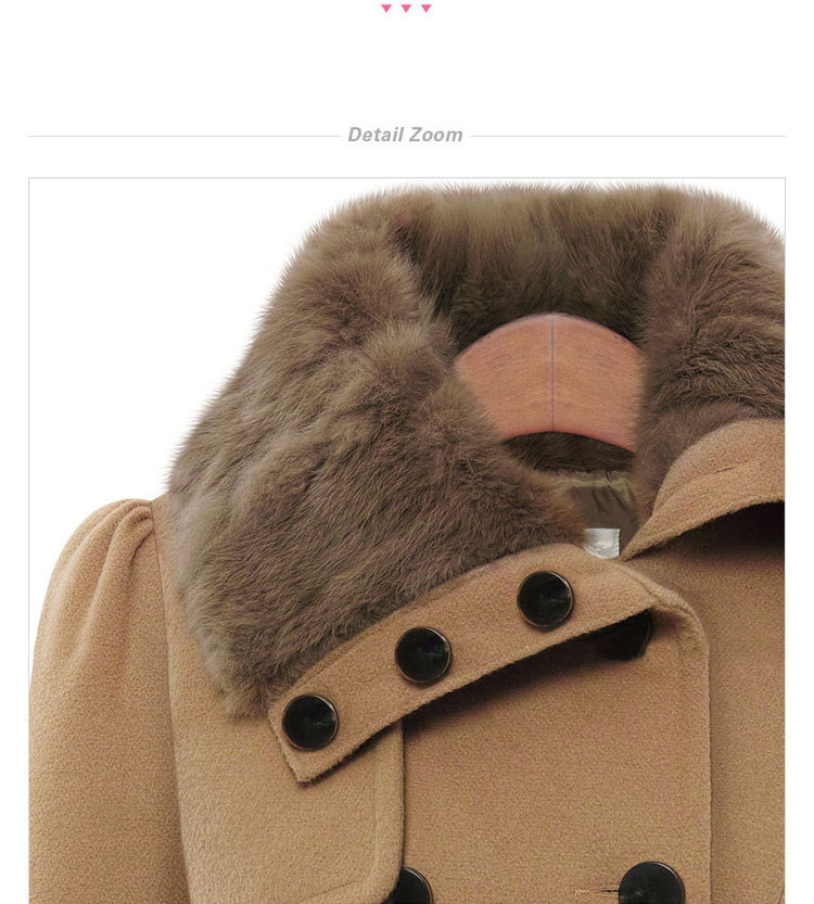 2023 Neue europäische und amerikanische große Damen-Wolljacke in Slim Fit mit mittlerer Länge, zweireihiger, verdickter Mantel, Trenchcoat mit Wollkragen_voghion.com