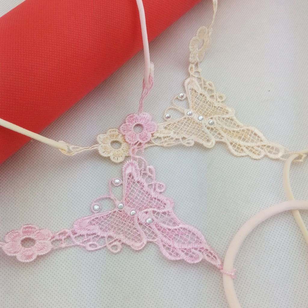 Back Big Butterfly Sexy Bra Shoulder Strap Drilling Cloth Strap Lengthen Buckle Translucent Underwear Shoulder Strap Factory Direct Supply