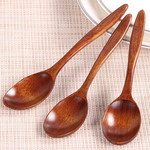 Spoon High Yan Value Soup New Chinese Wooden Ice Cream Small Spoon Dessert Small Wooden Spoon Spoon Soup Spoon