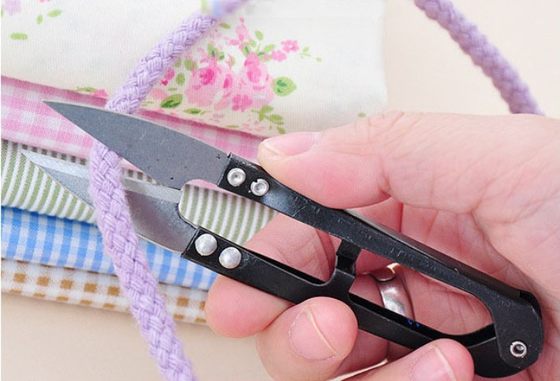 Color spray yarn cut thread cut cross stitch scissors U-shaped fishing line cut small scissors
