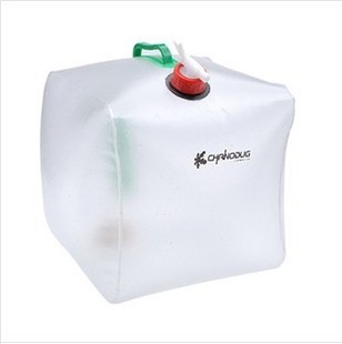 Outdoor Folding Water Bag Plastic Camping Portable Kettle Water Bag Mountaineering Water Bottle 20L Large Capacity Bucket