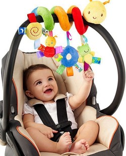 Baby/bed winding/baby car bed hanging color label bed winding baby bed winding bed hanging bed Bell car hanging plush toy