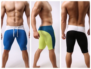 Wholesale supply brave person men's swimming trunks fitness pants